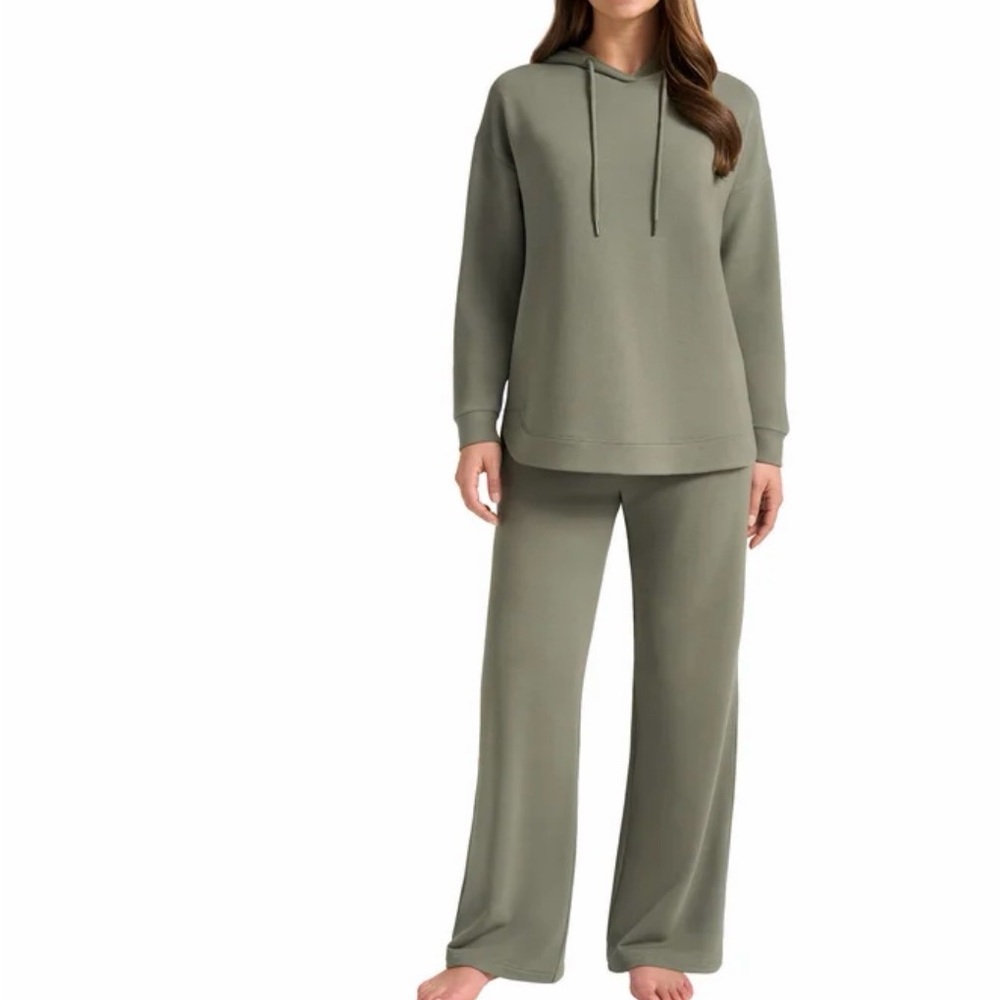❤️Max & Mia Women's Hoodie Lounge Set Women's Dark Sage Color New size XS - Picture 1 of 5